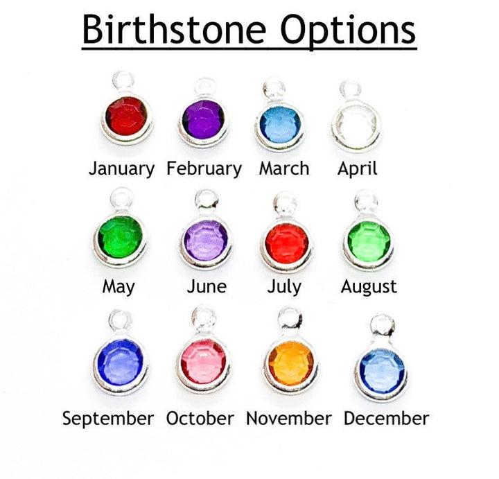 Add On Birthstone, Tiny Birthstone Bead, Delicate Birthstone Glass Crystal Beads, Minimalist Jewelry, Dainty Personalized Jewelry, Birthday