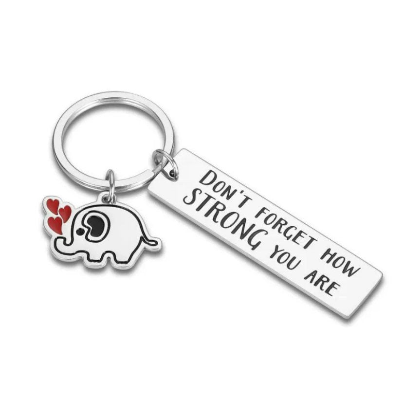 N'oublie pas ta force, Porte-clés Force, Cadeau inspirant, Porte-clés Amitié, Cadeau pour fille, Cadeau pour meilleure amie, Cadeau d'anniversaire