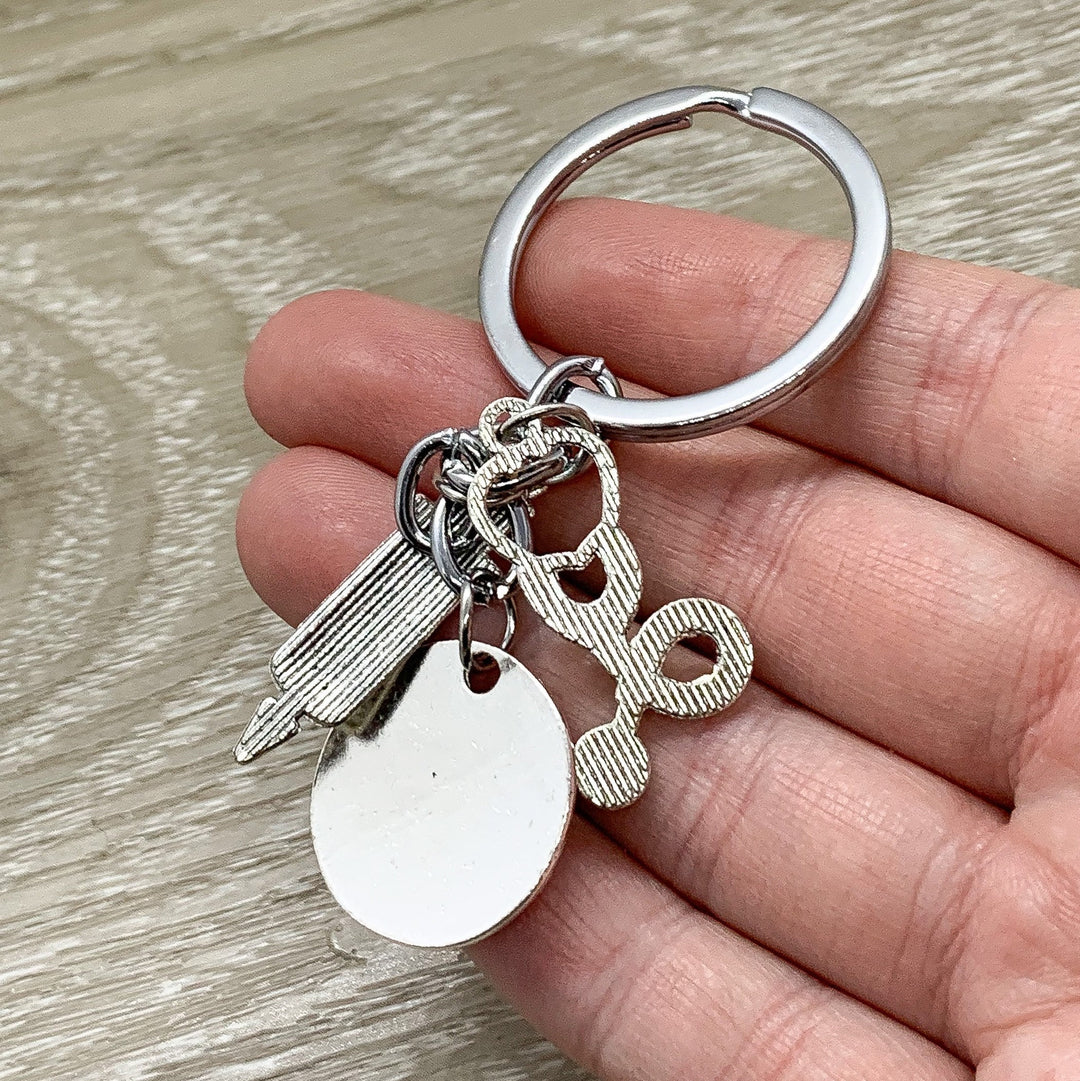 Porte-clés infirmière, Cadeau pour infirmière, Elle croyait en elle, Breloques médicales, Cadeau pour fille, Cadeau pour étudiante en soins infirmiers, Cadeau pour infirmière praticienne