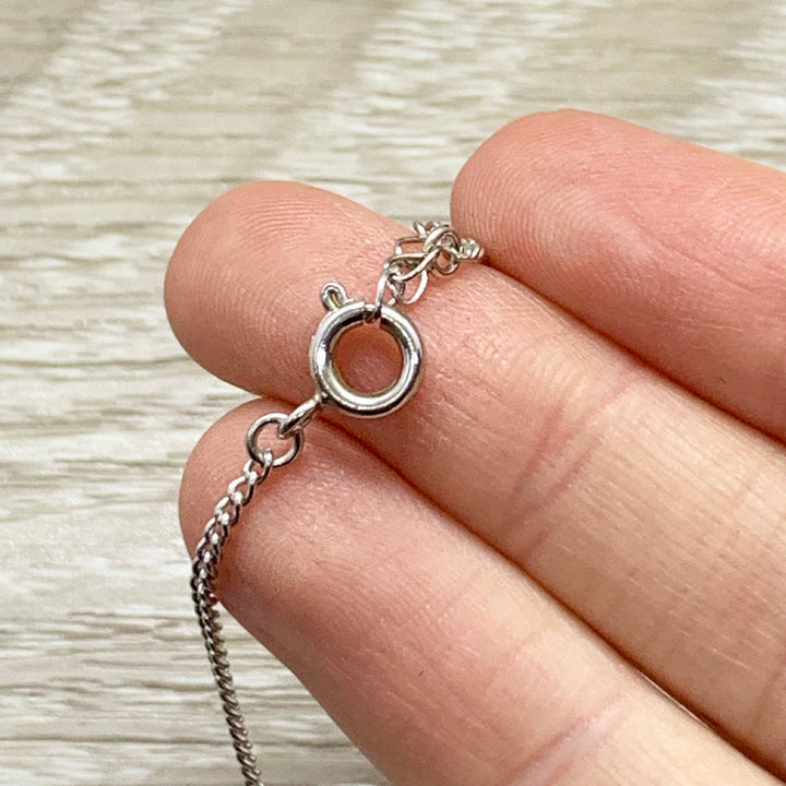 Amazing Nanny Gift, Interlocking Circles Necklace, Circular Pendant, Linked Circles Necklace, Thank You Gift for Nanny, Babysitter Gift