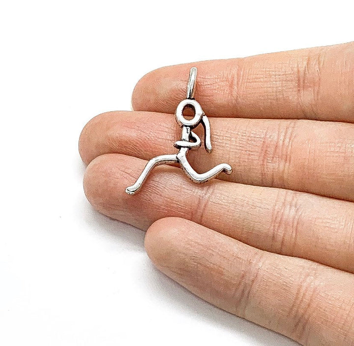 Running Charms, Running Shoe, Gift for Runner, Fitness Charms, 5K, 10K, Marathon, Born to Run, Running Girl, Gift for Her, Race, Christmas