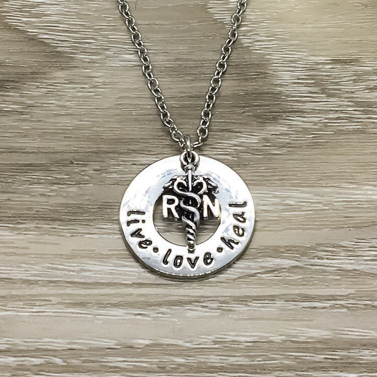 Registered Nurse Gift, She Believed She Could, RN Necklace, Nursing Jewelry Gift, Thank You Gift from Patient, Nursing Student Gift