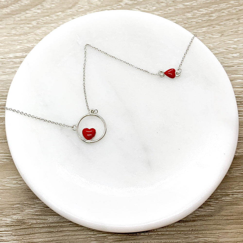 Daughter Necklace from Mother, Heart Necklace, Daughter Gift from Mom, Sweet 16 Gift, Birthday Gift, Daughter Jewelry, Wedding Gift