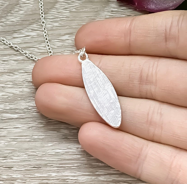 Surfboard Necklace Rose Gold, Beach Lover Necklace, Tropical Gift, Minimalist Surfing Necklace, Summer Sports Jewelry, Australia Gift