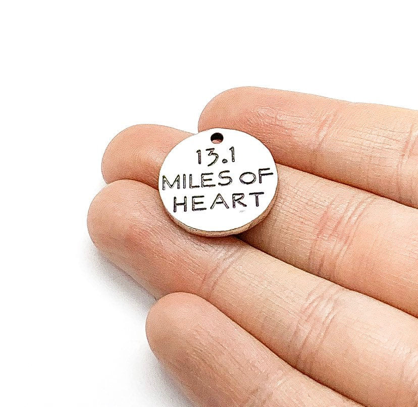 Running Charms, Running Shoe, Gift for Runner, Fitness Charms, 5K, 10K, Marathon, Born to Run, Running Girl, Gift for Her, Race, Christmas