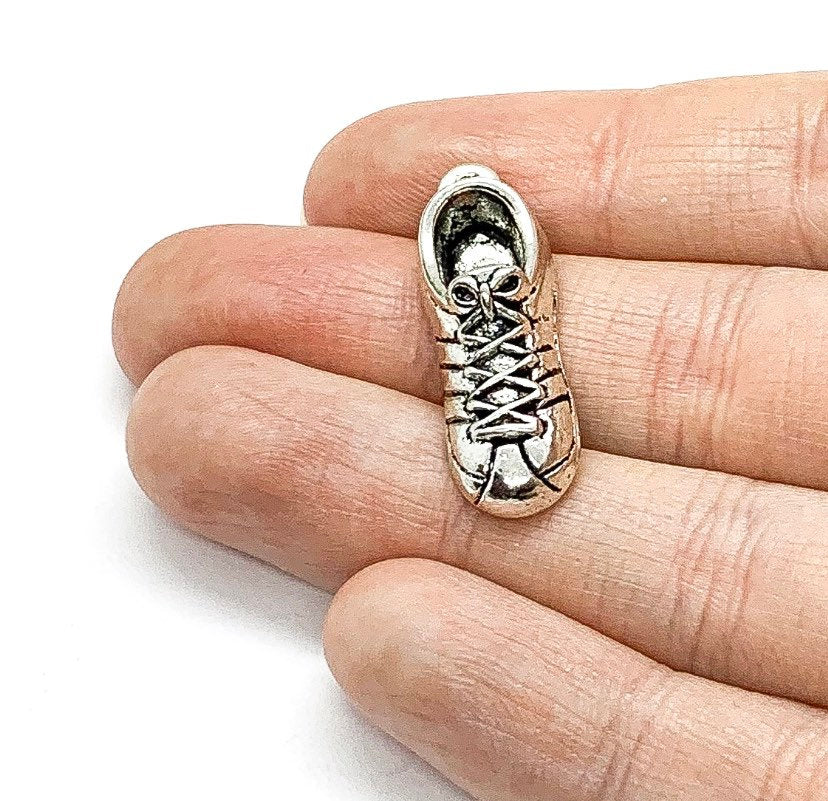 Running Charms, Running Shoe, Gift for Runner, Fitness Charms, 5K, 10K, Marathon, Born to Run, Running Girl, Gift for Her, Race, Christmas