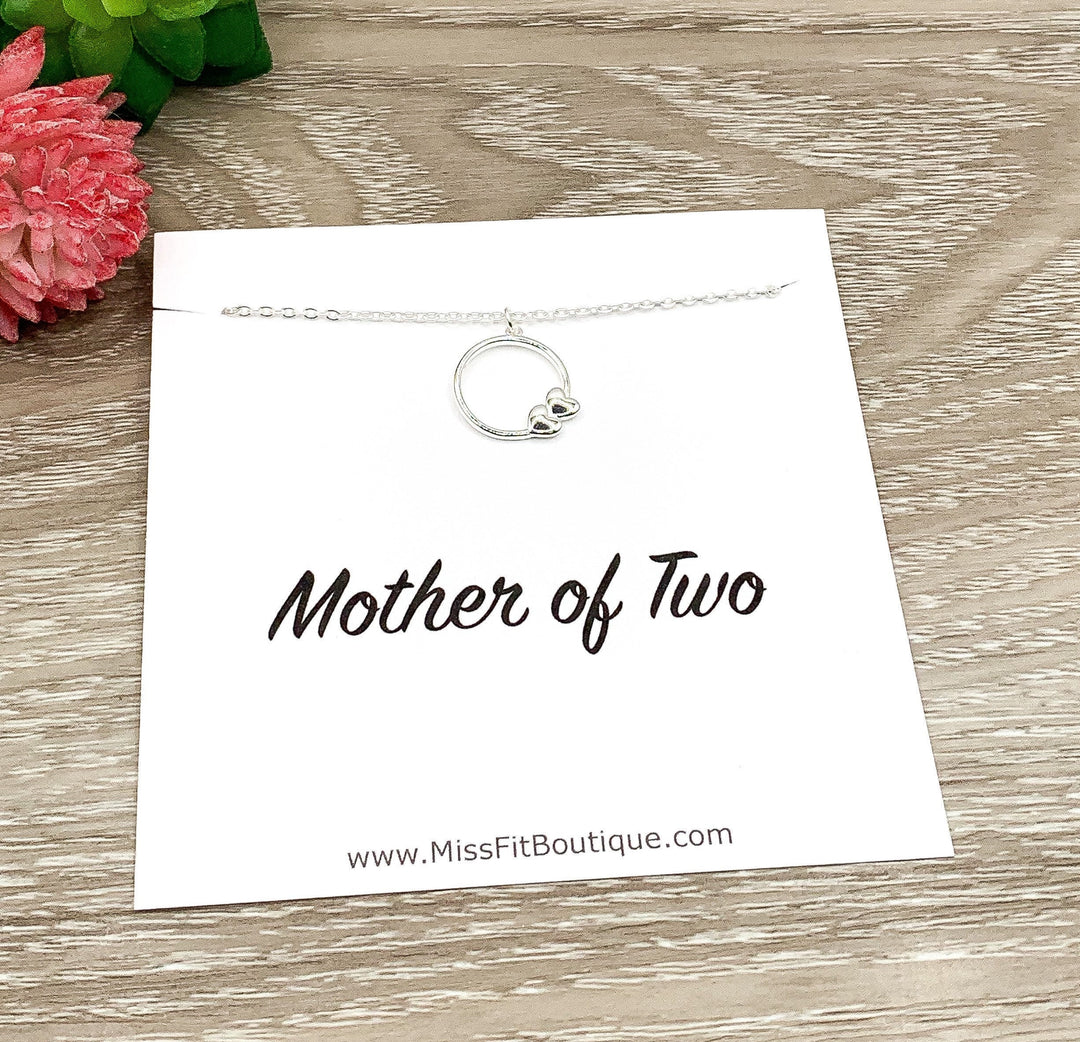 Mother of One Necklace, One and Done, Dainty Heart Necklace, Gift for Mom from Son, Gift for Mama, Mother Birthday, Mommy Christmas