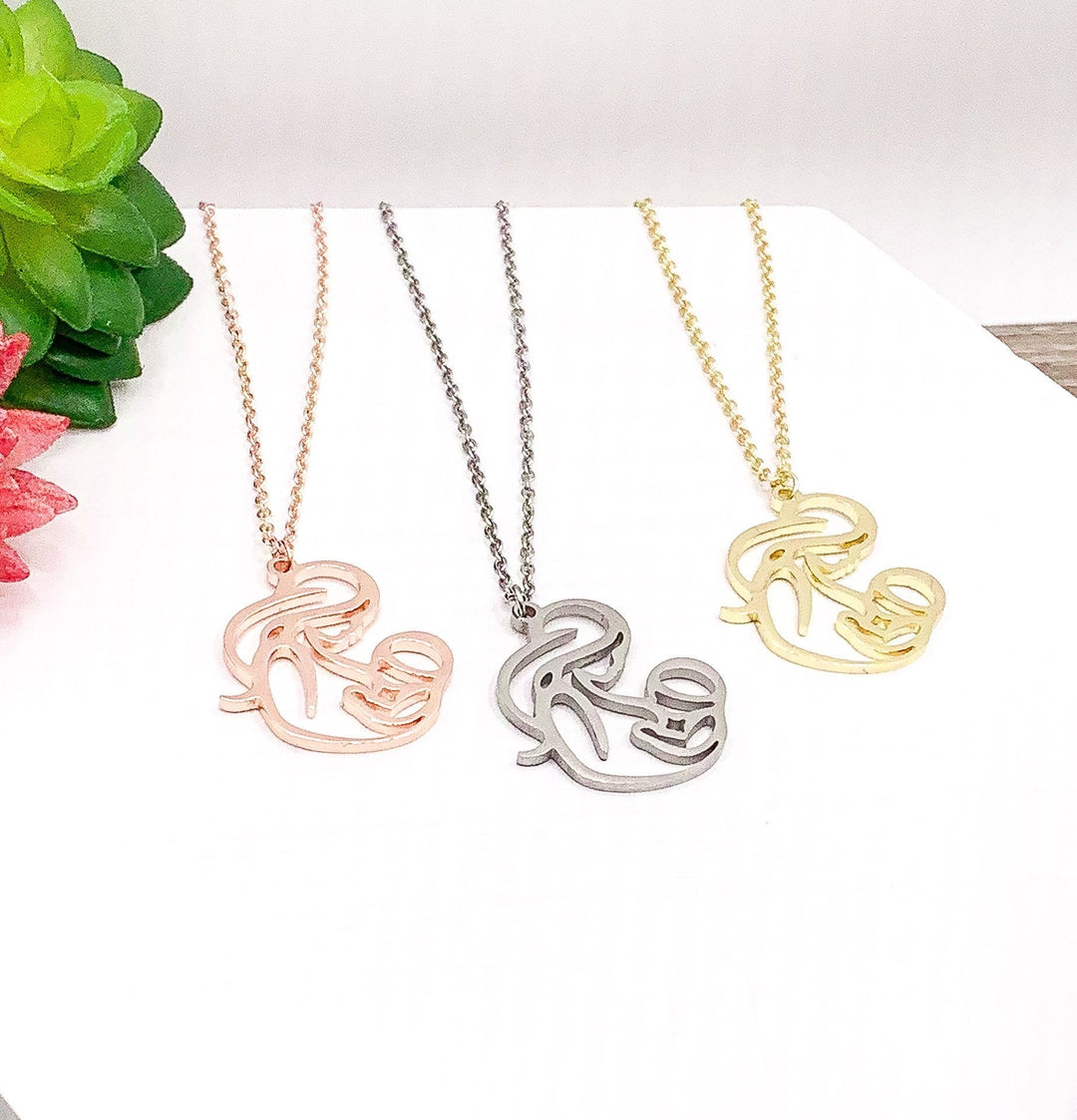 Breastfeeding Quote, Mama and Baby Necklace, Breastfeeding Mom Gift, Nursing Mama Jewelry, Motherhood Jewelry, New Mom Gift, Support Gift