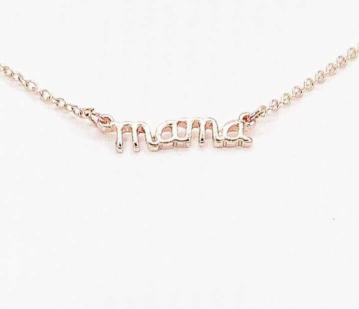 Mama Necklace, Gift for Mother, Affirmation, Motherhood Jewelry, Mommy Gift, Perfect Gift for Mom, Push Present for Her, Postpartum Gift