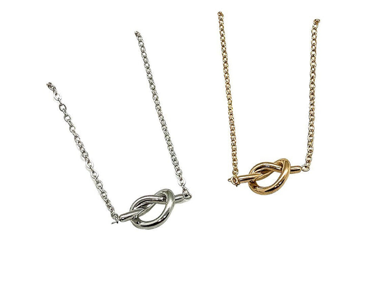 Knot Necklace Rose Gold, Franklin Roosevelt Quote, Inspirational Jewelry Gift, Encouragement Gift for Women, Friendship Jewelry, Dainty Gift