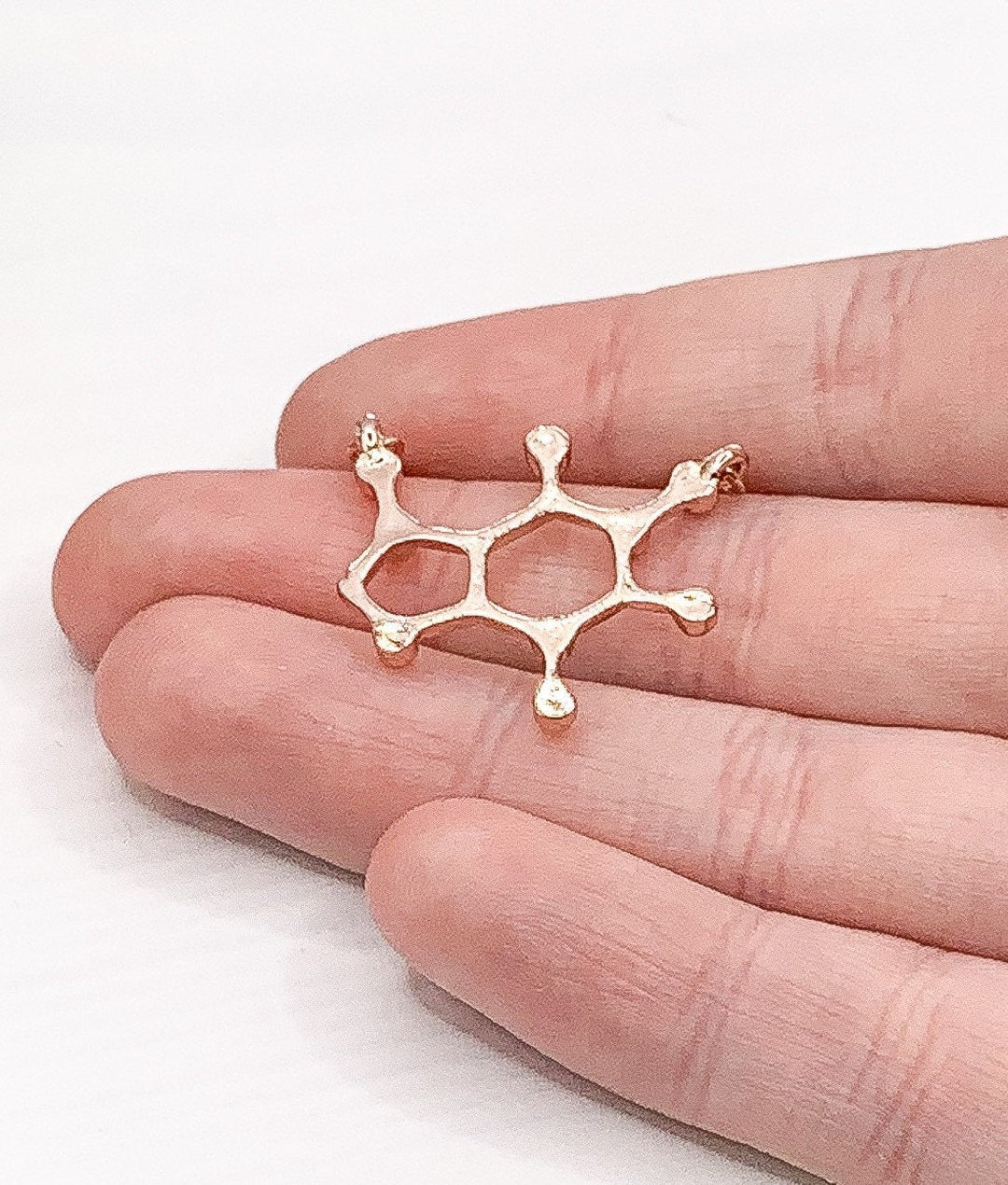 Coffee Addict Gift, Caffeine Necklace, Funny Adulting Gift, Molecular Jewelry, Caffeine Lover Gift, Mom Friend Gift, Motherhood Jewelry