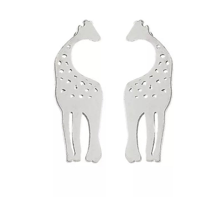 Tiny Giraffe Stud Earrings, Dainty Giraffe Jewelry, African Animal Gift, Giraffe Earrings, Cute Earrings, Jewelry for Girls, Christmas