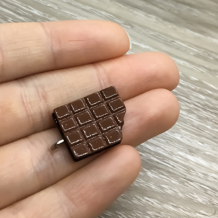 Breloques en résine Kawaii Foodie : chocolat, œuf, macaron, avocat, bouteille d'eau