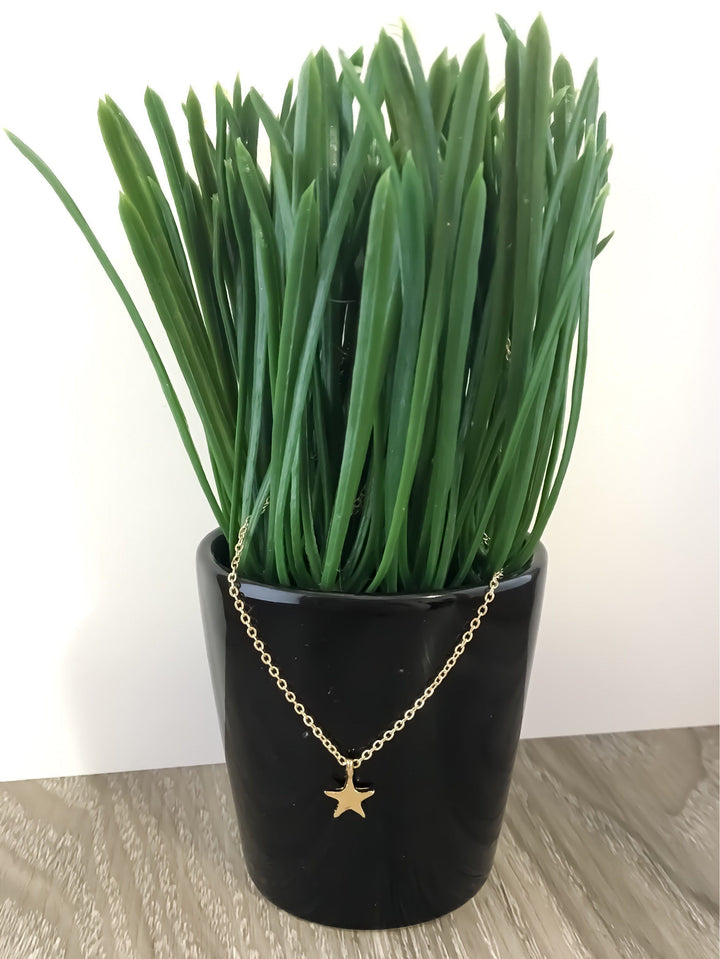 Tiny Gold Star Necklace Card, Best Friend Jewelry, Friendship Necklace, Minimalist Celestial Gold Jewelry, Best Friends Are Like Stars